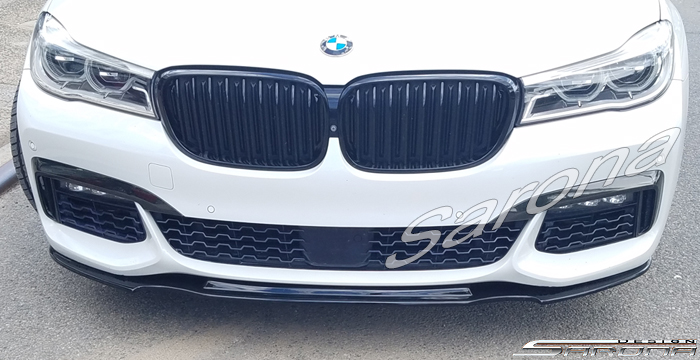 Custom BMW 7 Series  Sedan Front Lip/Splitter (2016 - 2019) - $390.00 (Part #BM-091-FA)